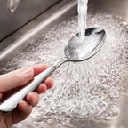 5-Piece Stainless Steel Flatware Set with Pewter-Style Handles