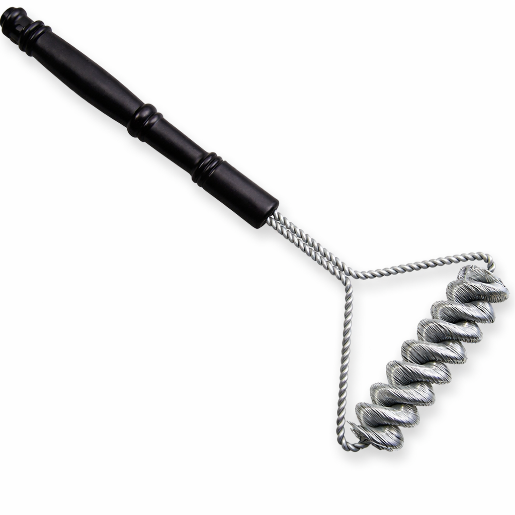 Grill Brush - Bristle-Free Double-Helix Galvanized Steel Wire – 16