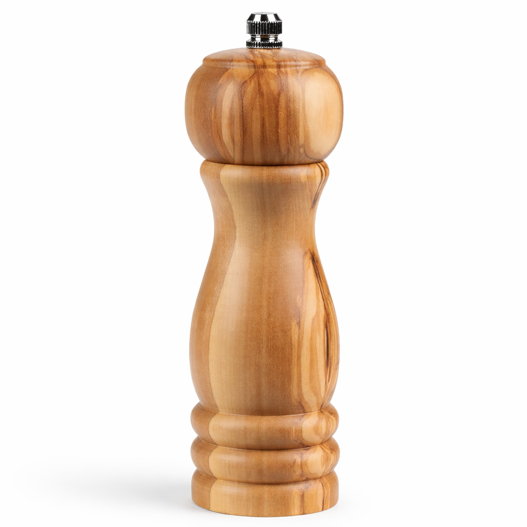 Manual Salt and Pepper Grinder – Elegant Wooden Design for Kitchen