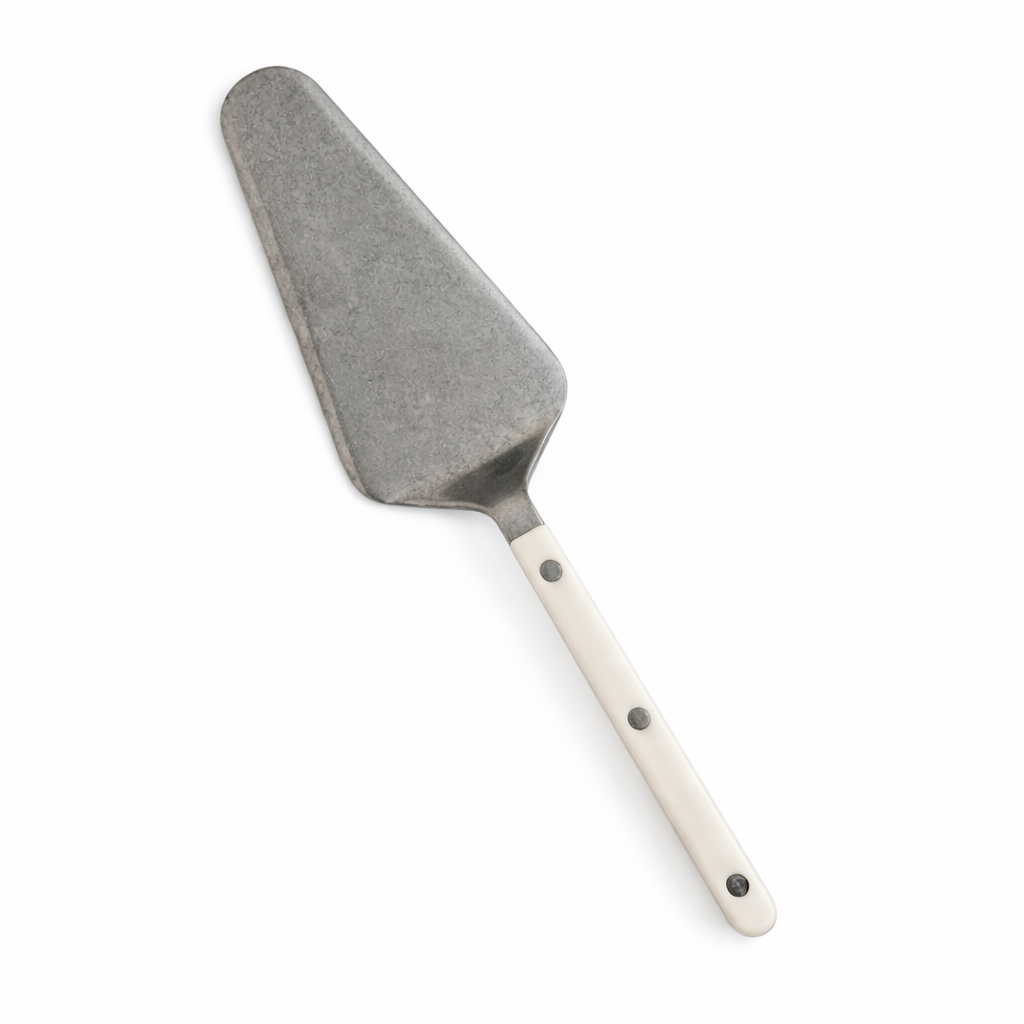 Stainless Steel Cake Server with Riveted Handle for Desserts