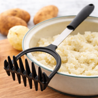 Non-Scratch Potato Masher – Heat Resistant with Ergonomic Handle – 12