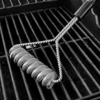 Grill Brush - Bristle-Free Double-Helix Galvanized Steel Wire – 16