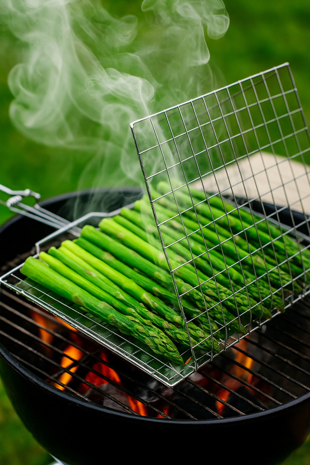 Folding Grilling Basket – Easy Flip Design for Vegetables, Fish & Shrimp