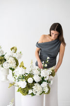 Cream & Green Cloud Arrangement