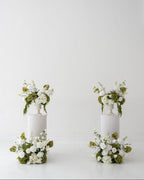 Cream & Green Statement Arrangement Set (4 pieces)