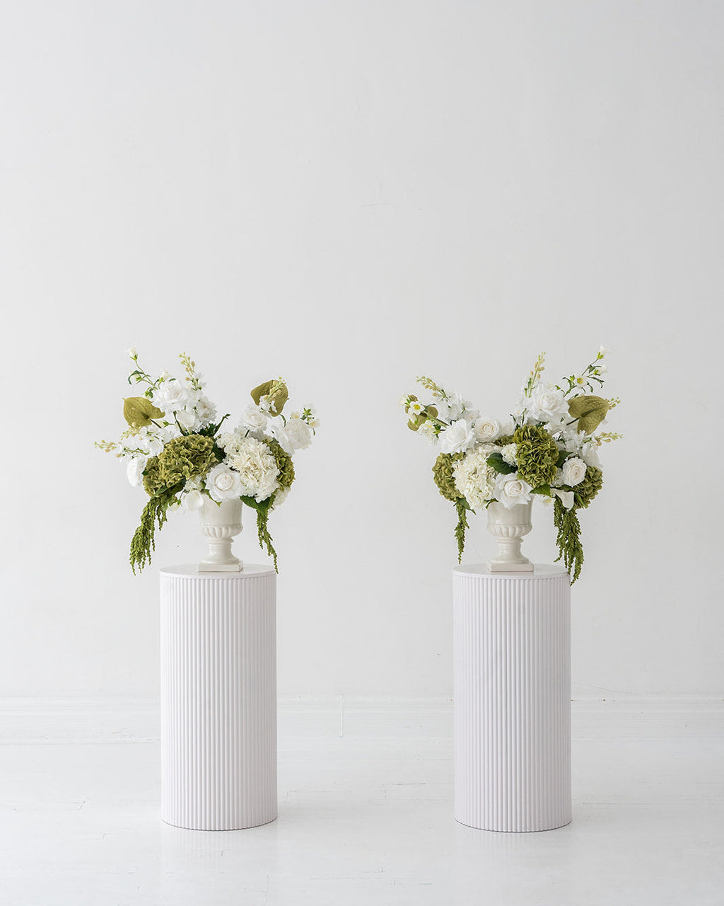 Cream & Green Urn Arrangement