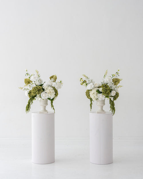 Cream & Green Urn Arrangement