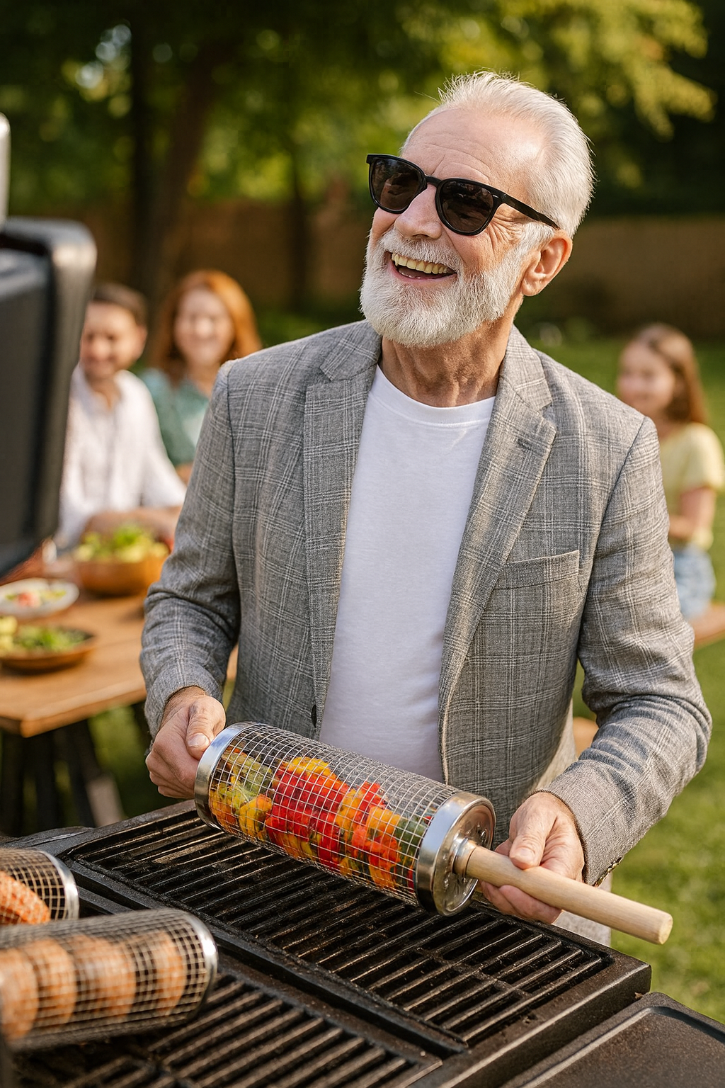 Stainless Steel Grill Basket for Small Foods – BBQ Grill Accessory for Even Cooking