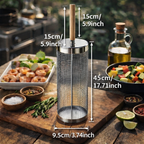 Stainless Steel Grill Basket for Small Foods – BBQ Grill Accessory for Even Cooking
