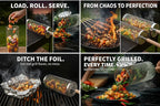Stainless Steel Grill Basket for Small Foods – BBQ Grill Accessory for Even Cooking