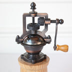 Antique Style Hardwood Pepper Grinder for Kitchen and Dining
