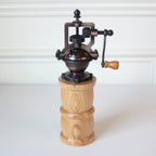 Antique Style Hardwood Pepper Grinder for Kitchen and Dining