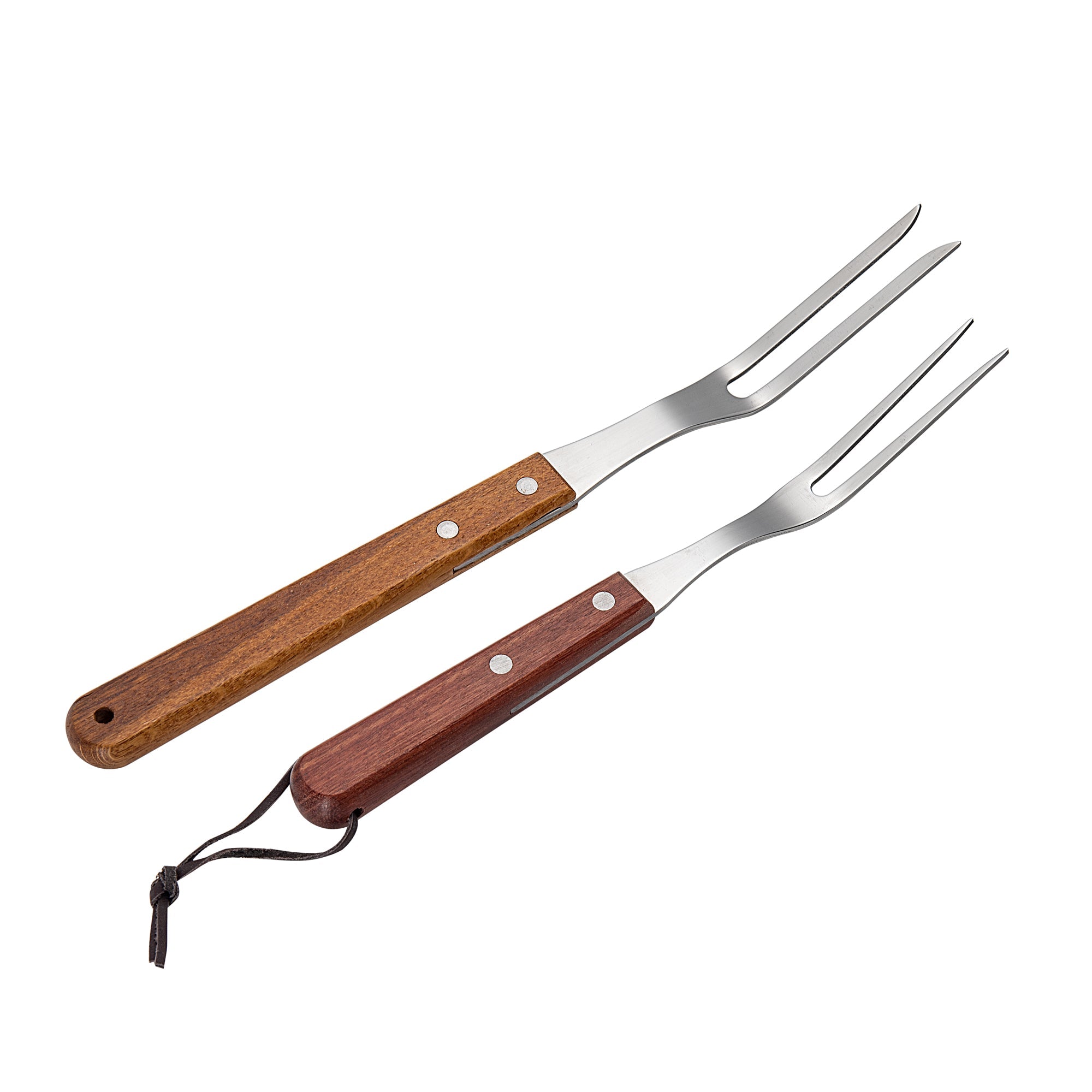 Carving Forks Stainless Steel Meat Fork with Wooden Handle Cooking Fork BBQ Fork Grill Fork Steak Fork for Kitchen Roast