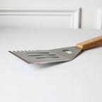 Multi-Tool Grilling Spatula with Bottle Opener and Bamboo Handle