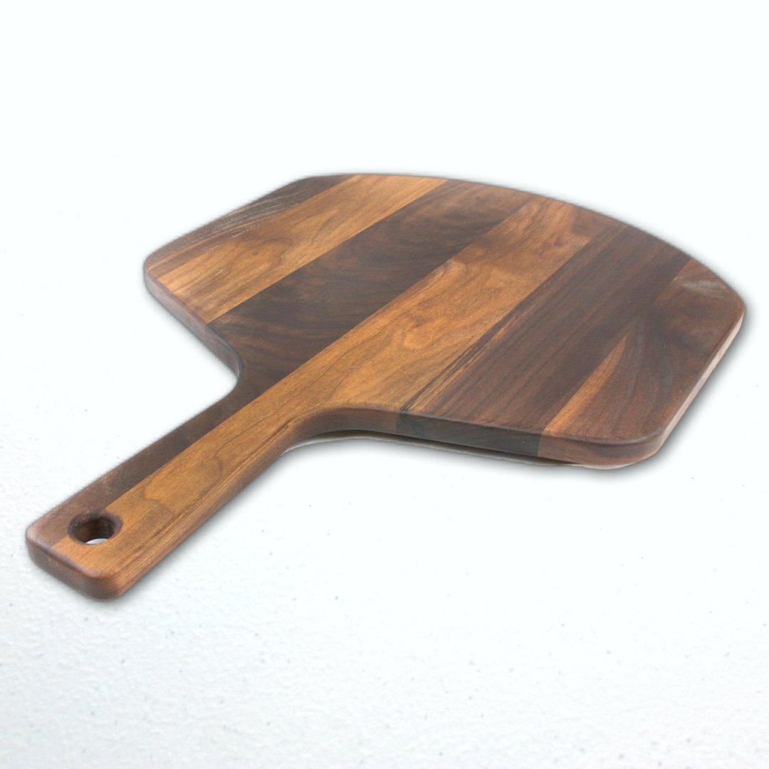 Walnut Wood Pizza Peel and Serving Board for Kitchen Use