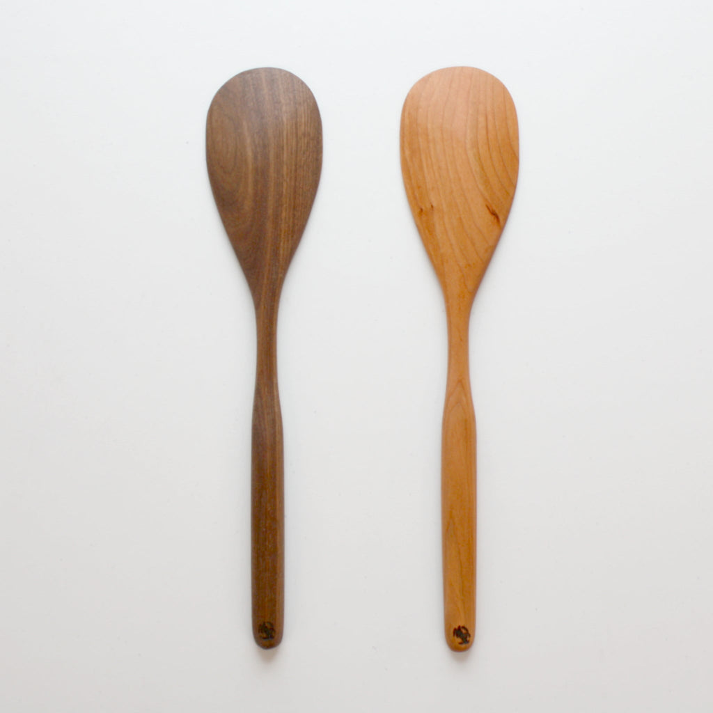 Wood Cooking and Serving Spoon with Long Handle for Kitchen Use