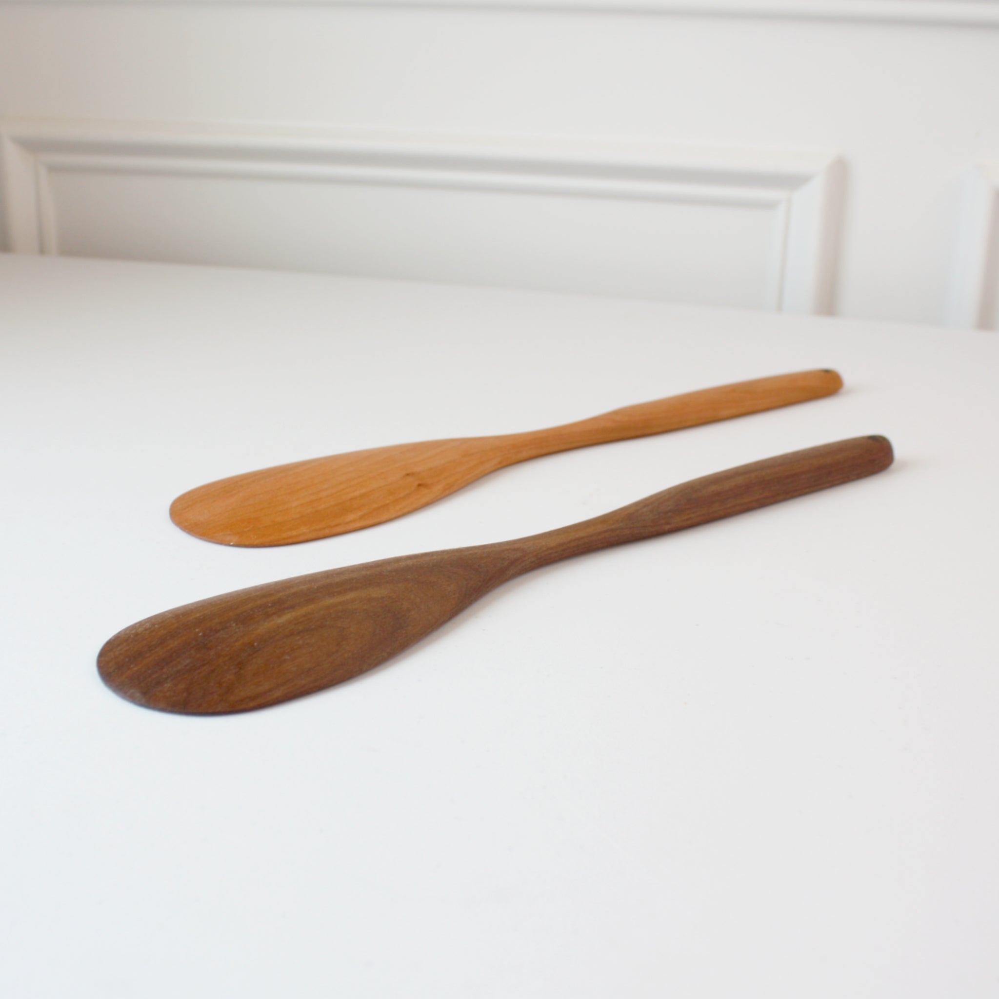 Wood Cooking and Serving Spoon with Long Handle for Kitchen Use