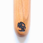 Wood Cooking and Serving Spoon with Long Handle for Kitchen Use